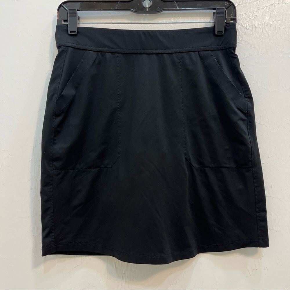 BELYN KEY WOMEN FOUR POCKETS‎ BLACK GOLF SKORT - XS